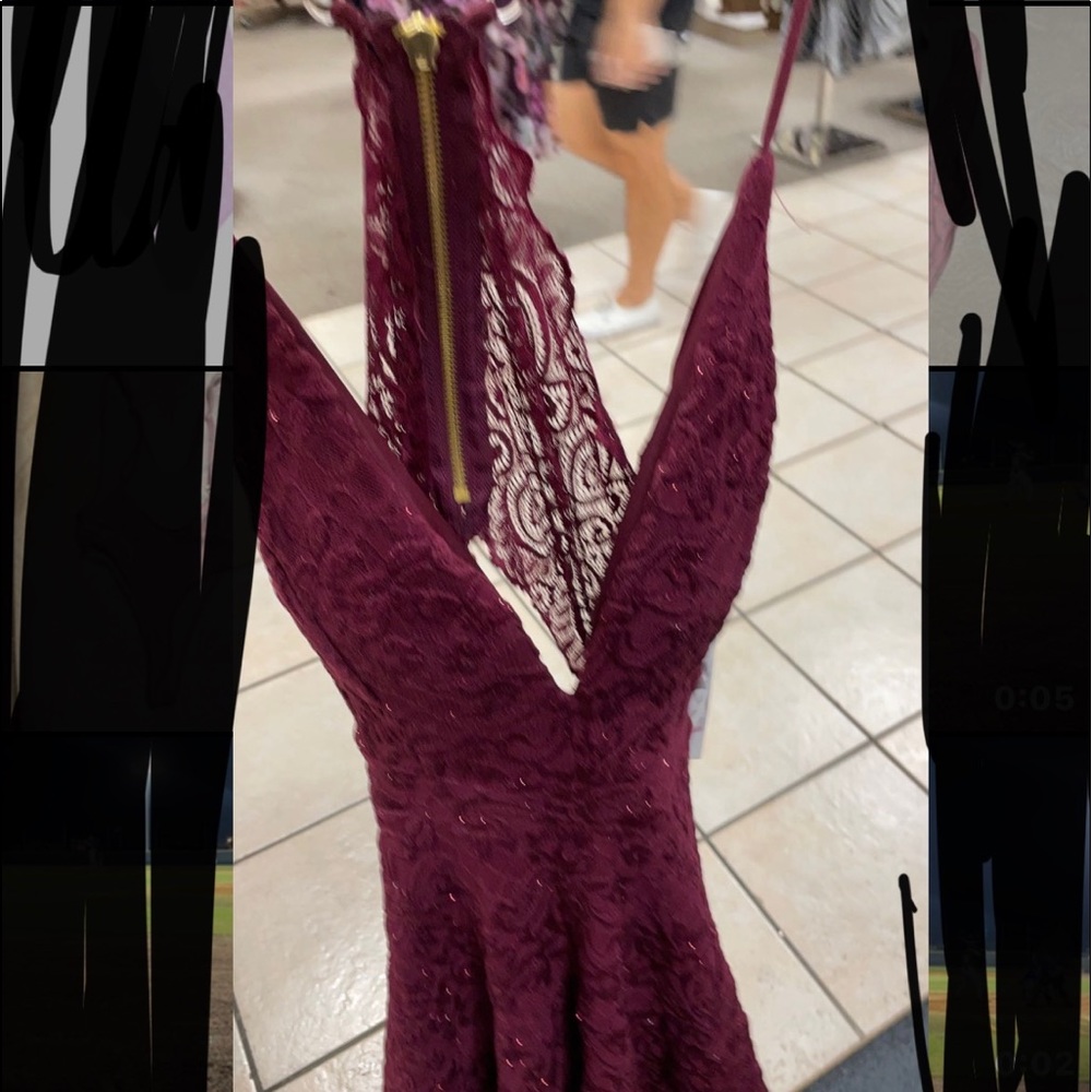 Maroon Gorgeous Hoco/Prom dress